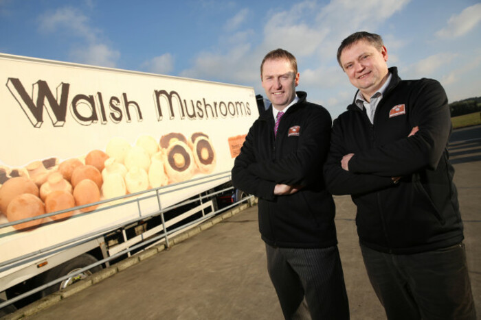 Padraic O'Leary, MD, Walsh Mushrooms &amp; Vitali Shastak, Production Manager, Walsh Mushrooms Golden Ltd