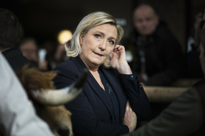 Marine Le Pen Visits The 55th Agriculture Fair - Paris